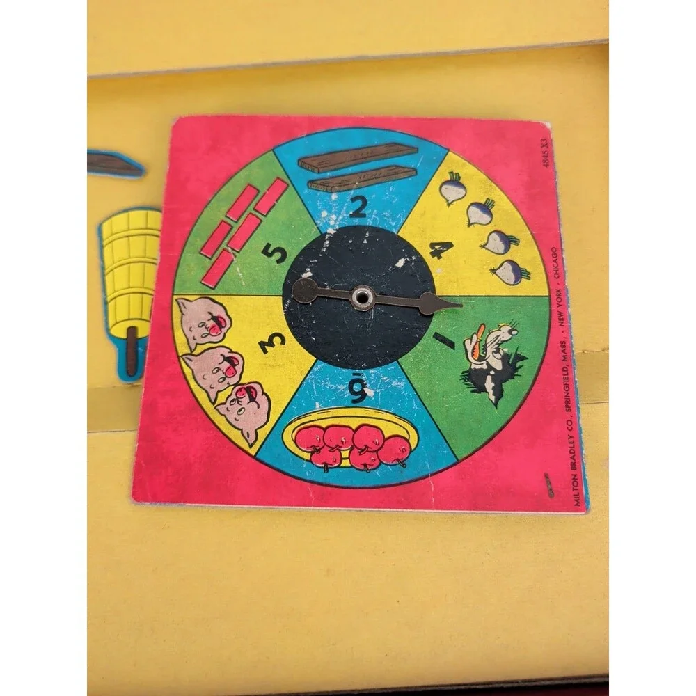 1948 Three Little Pigs Board Game Rare Complete